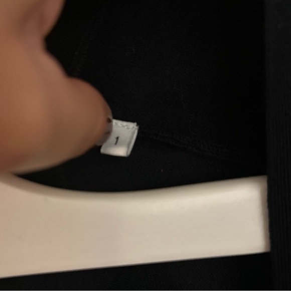 Sandro Paris Black Cardigan 100% Merino Wool Size 1 - Picture 7 of 13